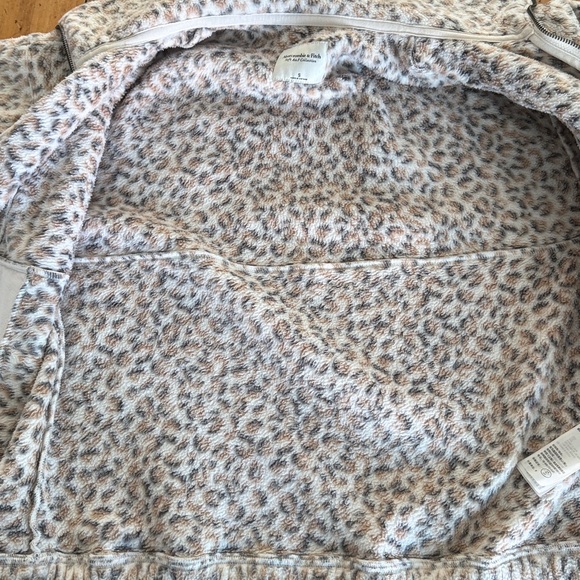 Abercrombie & Fitch Sherpa Full-Zip Jacket S - Picture 15 of 15